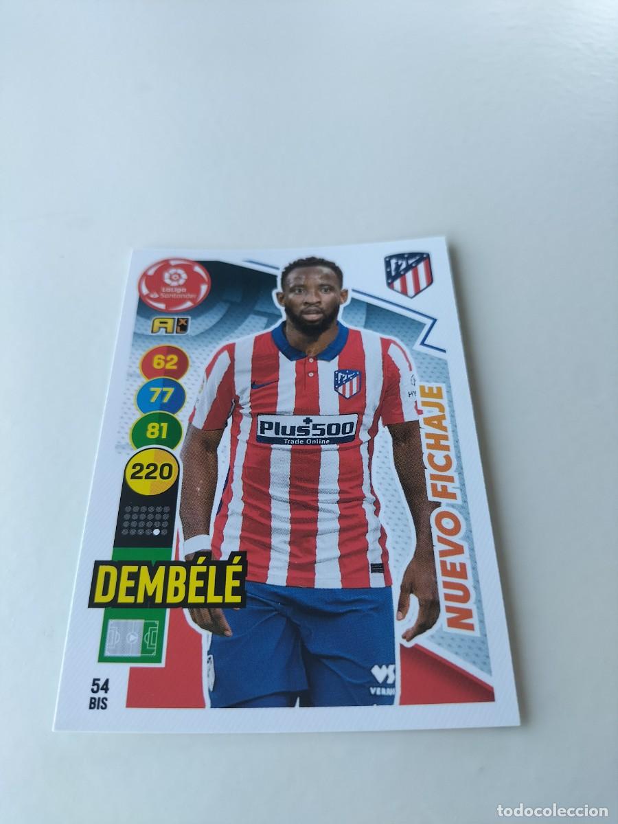 Fu&szlig;ball-Sticker: 1 CROMO FICHA PANINI ADRENALYN TEMPORADA 20-21 2020-2021 ATL&Eacute;TICO MADRID 54 bis DEMBELE NUEVO FICHAJ