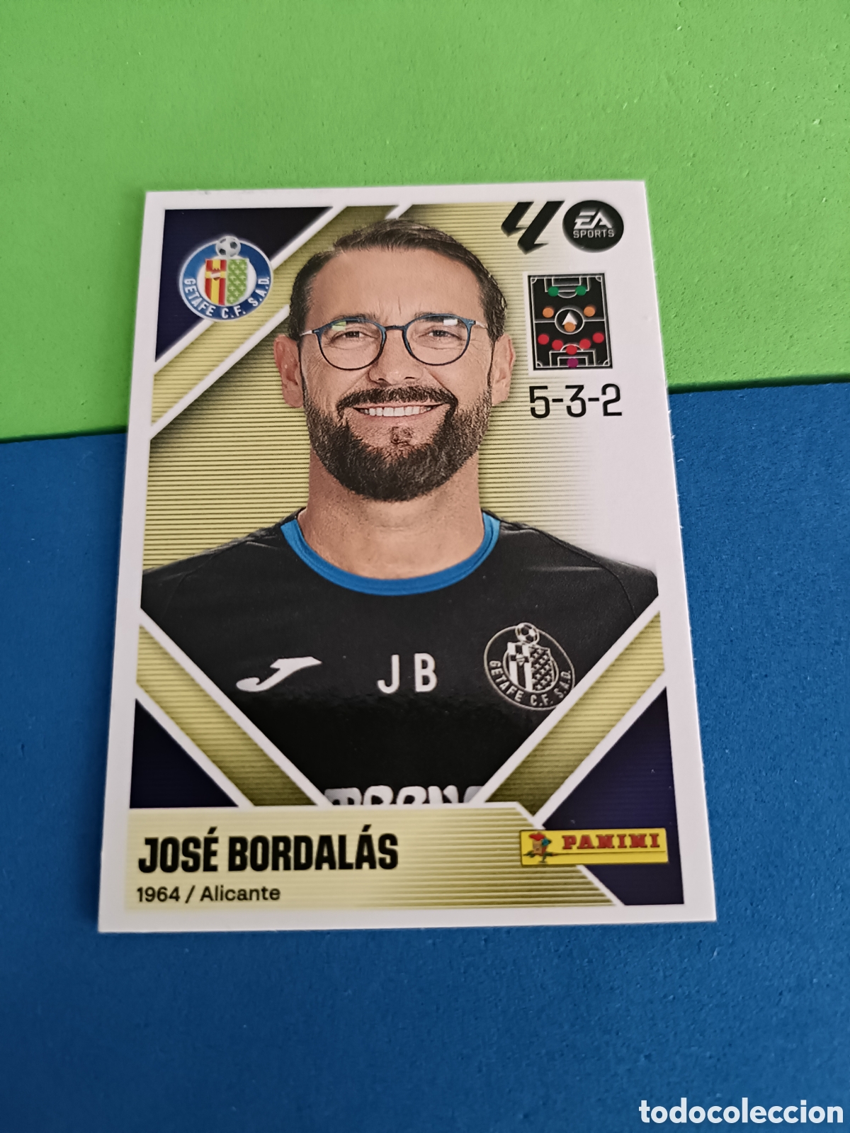 Cromos de f&uacute;tbol: Panini cromos stickers Liga este 2026 2027 26 27 - Getafe entrenador 2 Bordalas