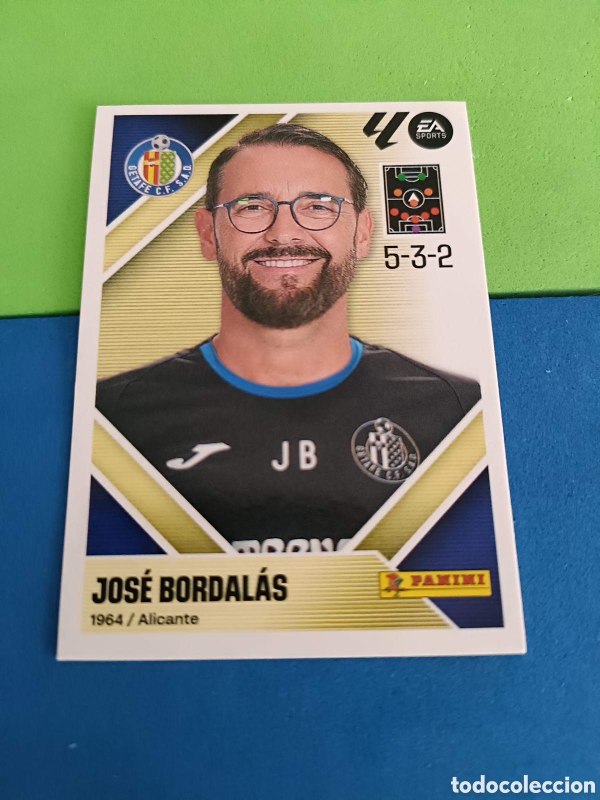 Cromos de f&uacute;tbol: Panini cromos stickers Liga este 2026 2027 26 27 - Getafe entrenador 2 Bordalas