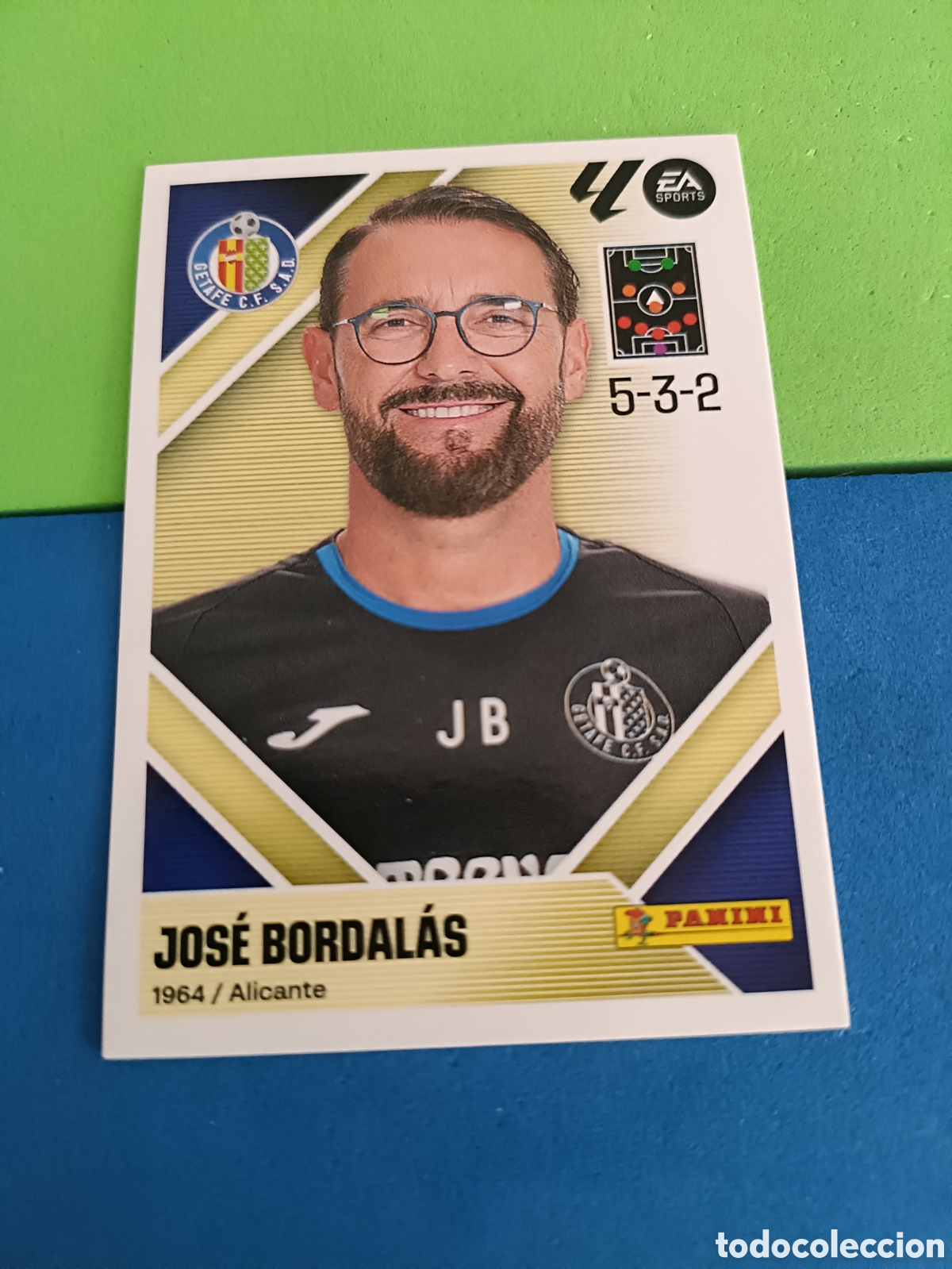 Cromos de f&uacute;tbol: Panini cromos stickers Liga este 2026 2027 26 27 - Getafe entrenador 2 Bordalas