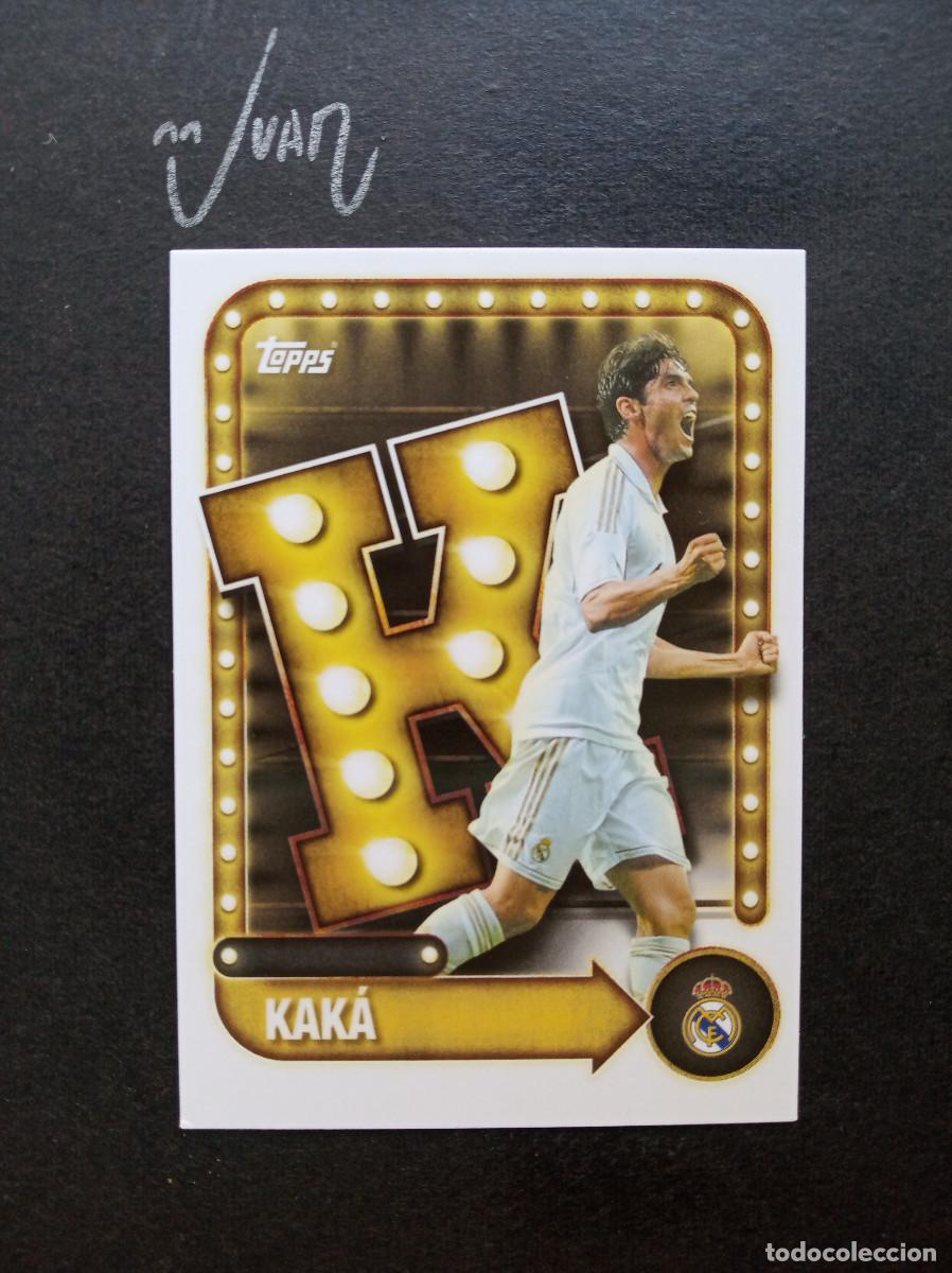 Cromos de f&uacute;tbol: N&ordm; 22 NAME IN LIGHTS KAKA REAL MADRID BRASIL ⚽ TOPPS &reg; COLLECTOR TIN 2025 2026 25 26 NUEVO