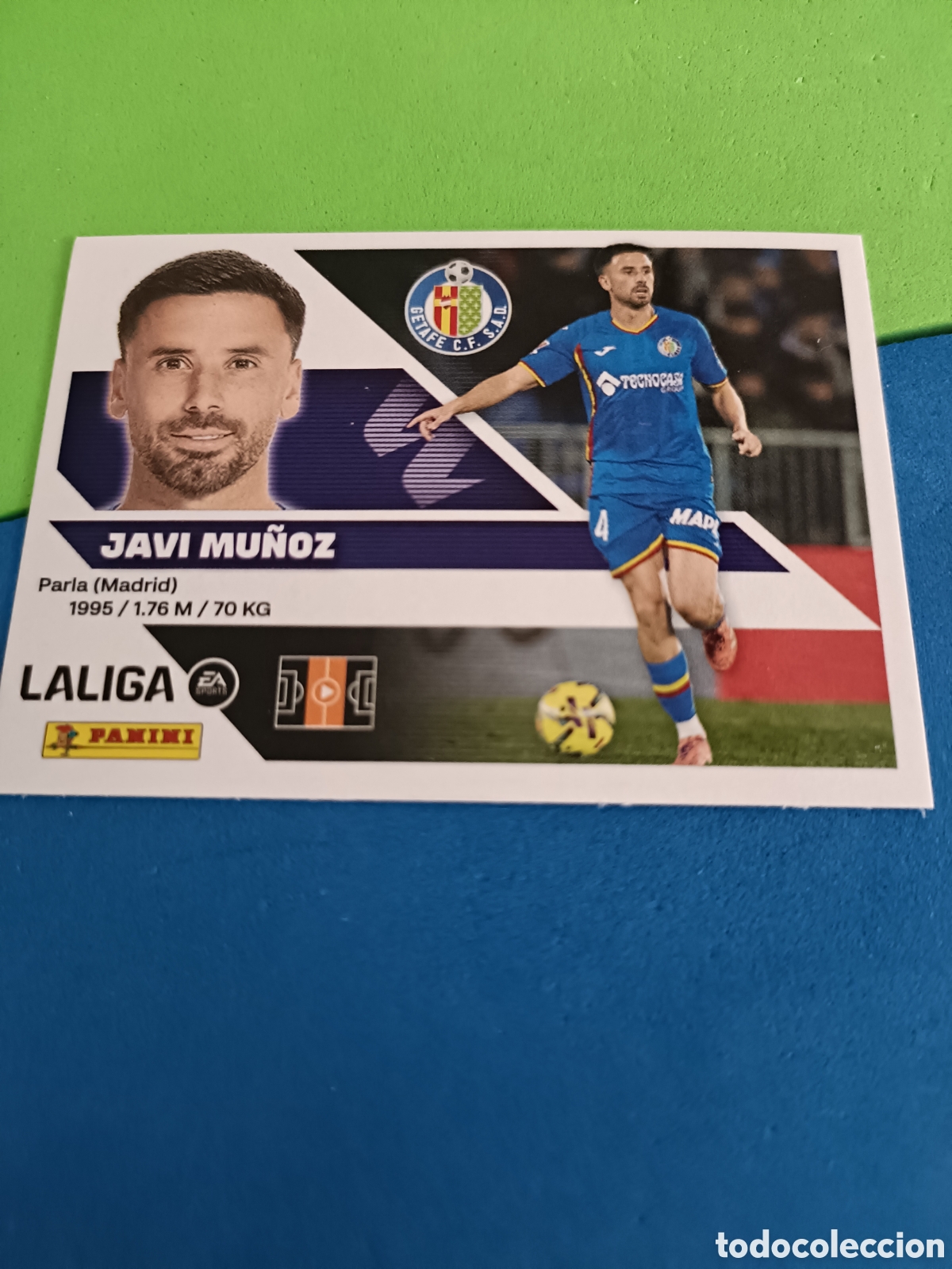 Cromos de f&uacute;tbol: Panini cromos stickers Liga este 2026 2027 26 27 - Getafe 12 Javi Mu&ntilde;oz