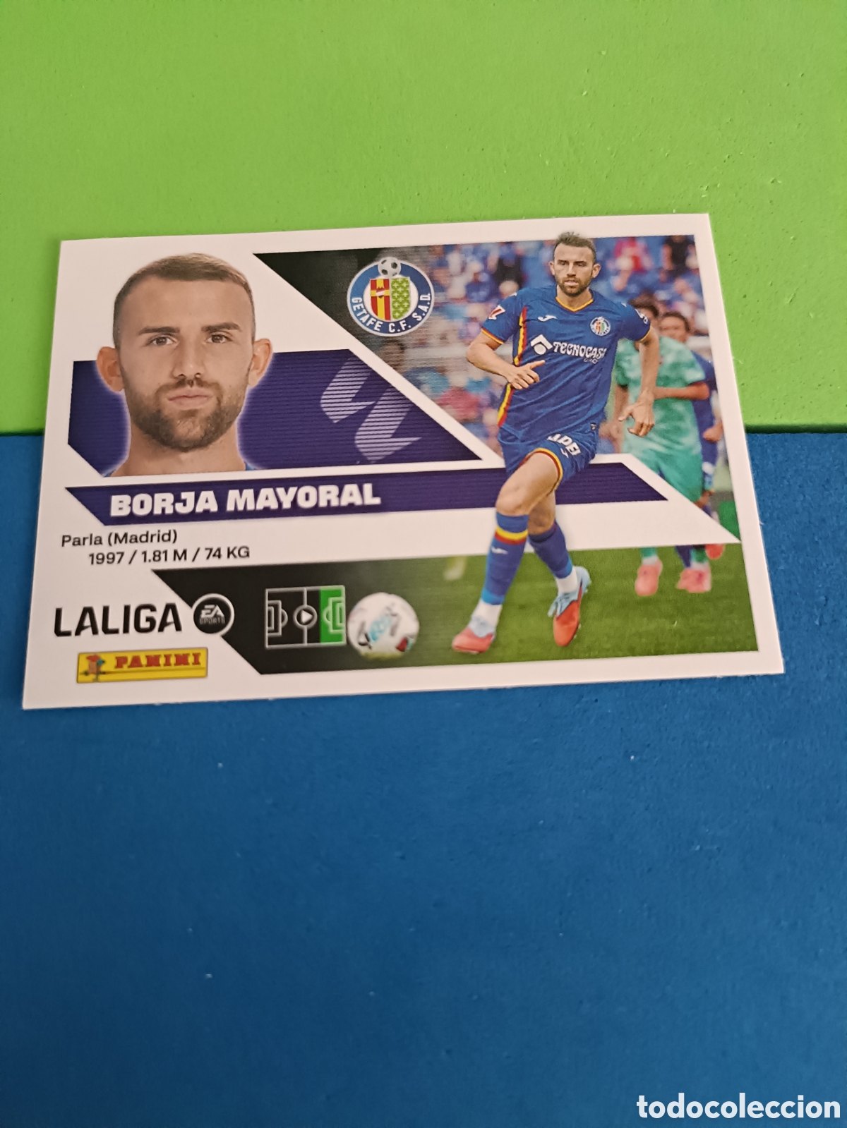 Cromos de f&uacute;tbol: Panini cromos stickers Liga este 2026 2027 26 27 - Getafe 18 Borja Mayoral