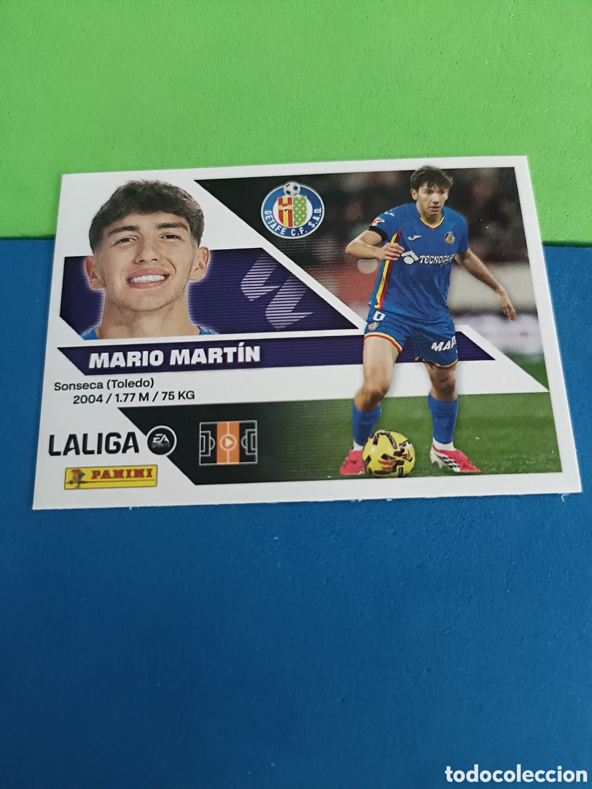 Cromos de f&uacute;tbol: Panini cromos stickers Liga este 2026 2027 26 27 - Getafe 11 Mario Martin