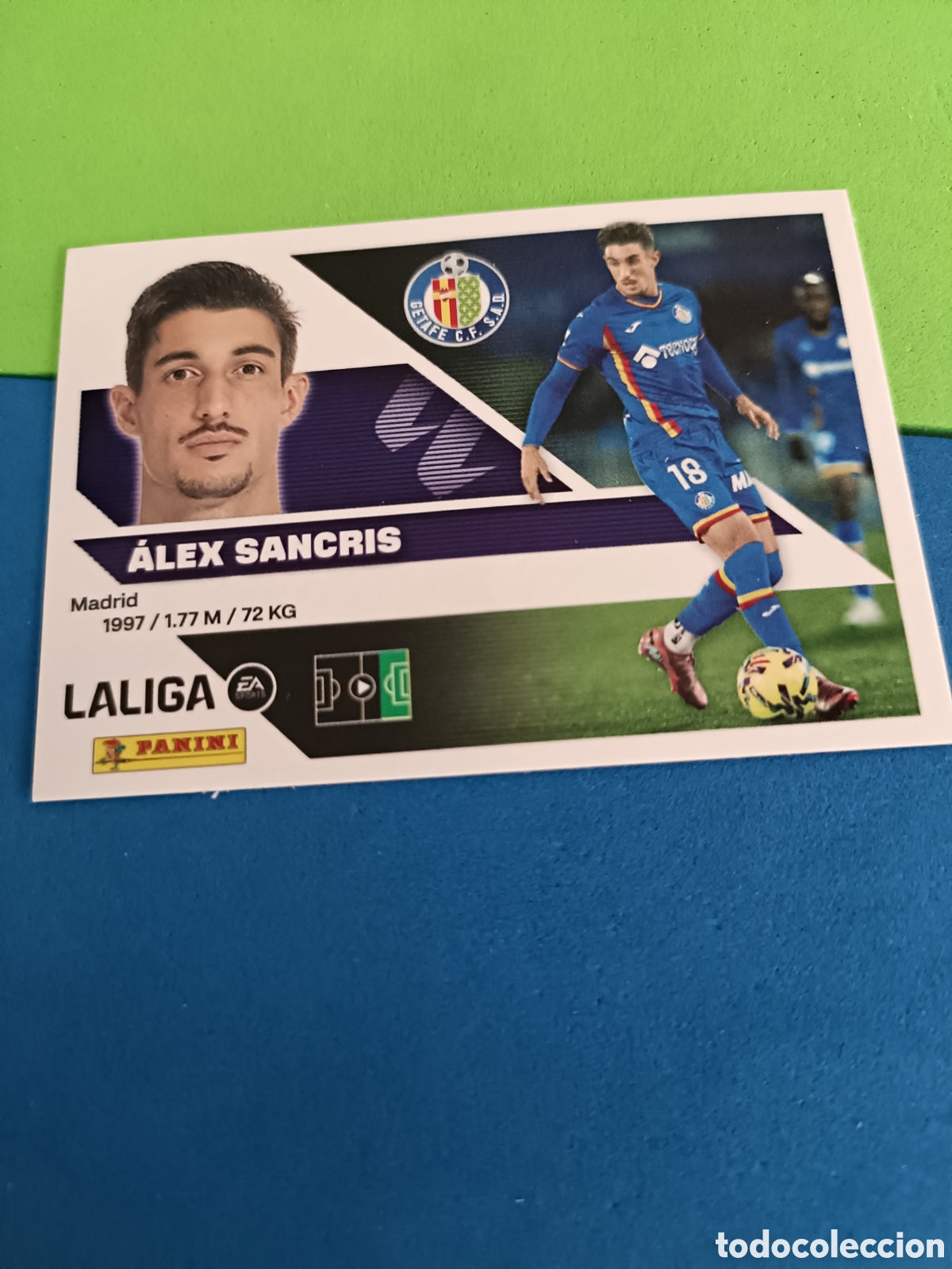 Cromos de f&uacute;tbol: Panini cromos stickers Liga este 2026 2027 26 27 - Getafe 17 Alex Sancris
