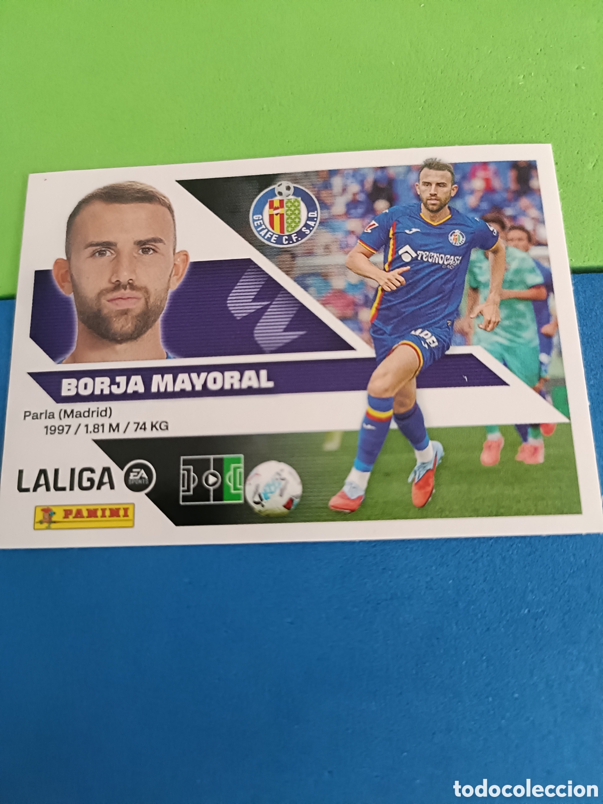 Cromos de f&uacute;tbol: Panini cromos stickers Liga este 2026 2027 26 27 - Getafe 18 Borja Mayoral