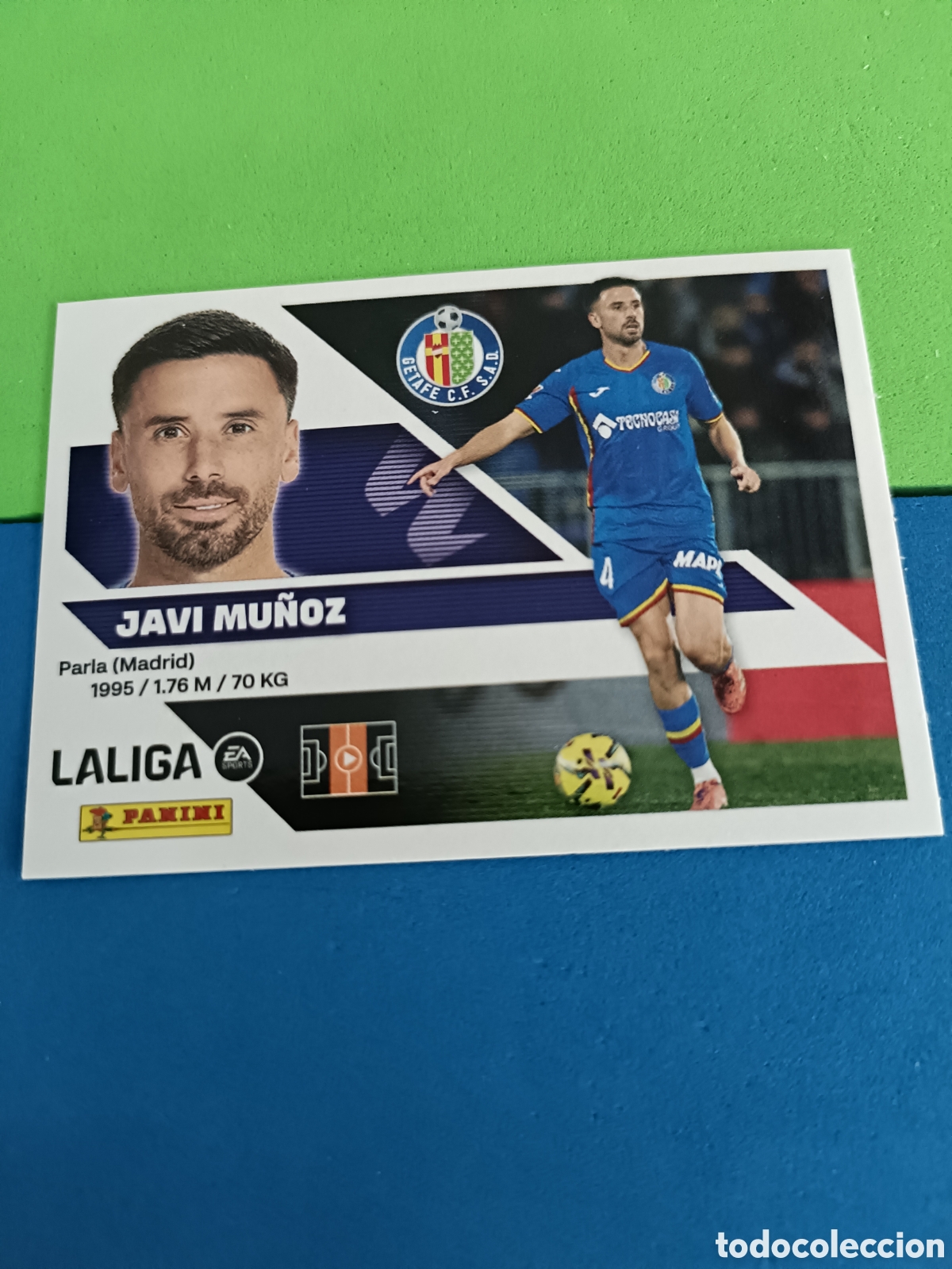Cromos de f&uacute;tbol: Panini cromos stickers Liga este 2026 2027 26 27 - Getafe 12 Javi Mu&ntilde;oz