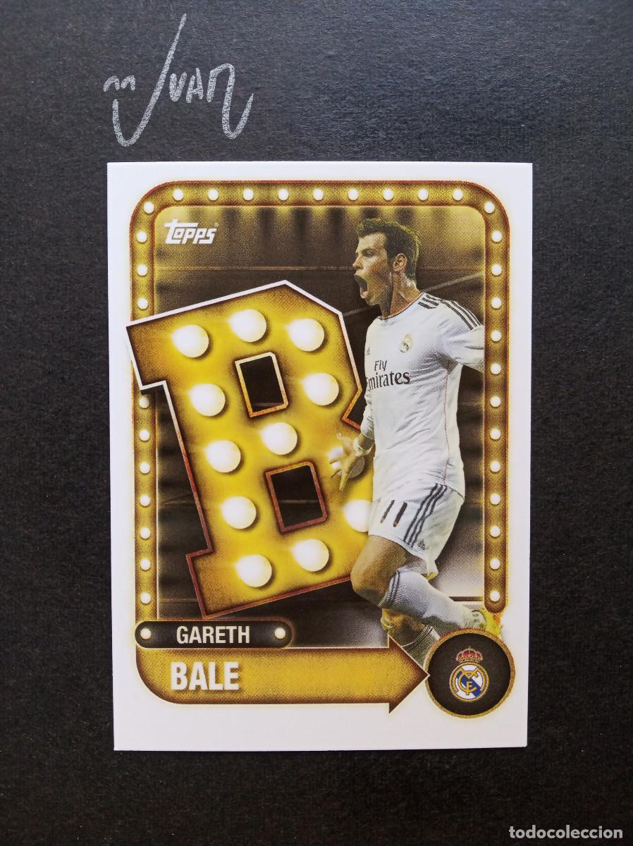 Football Stickers: N&ordm; 30 NAME IN LIGHTS GARETH BALE REAL MADRID GALES ⚽ TOPPS &reg; COLLECTOR TIN 2025 2026 25 26 NUEVO
