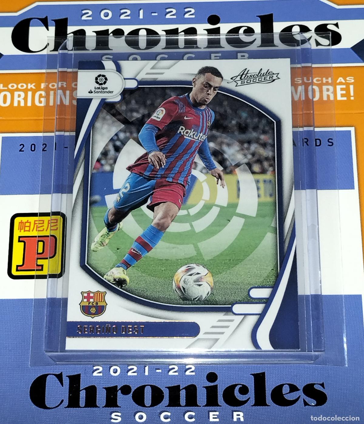 Cromos de f&uacute;tbol: N&ordm; 50 SERGI&Ntilde;O DEST FC BARCELONA CARD CHRONICLES ABSOLUTE LA LIGA SOCCER 2021 2022 21 22 PANINI