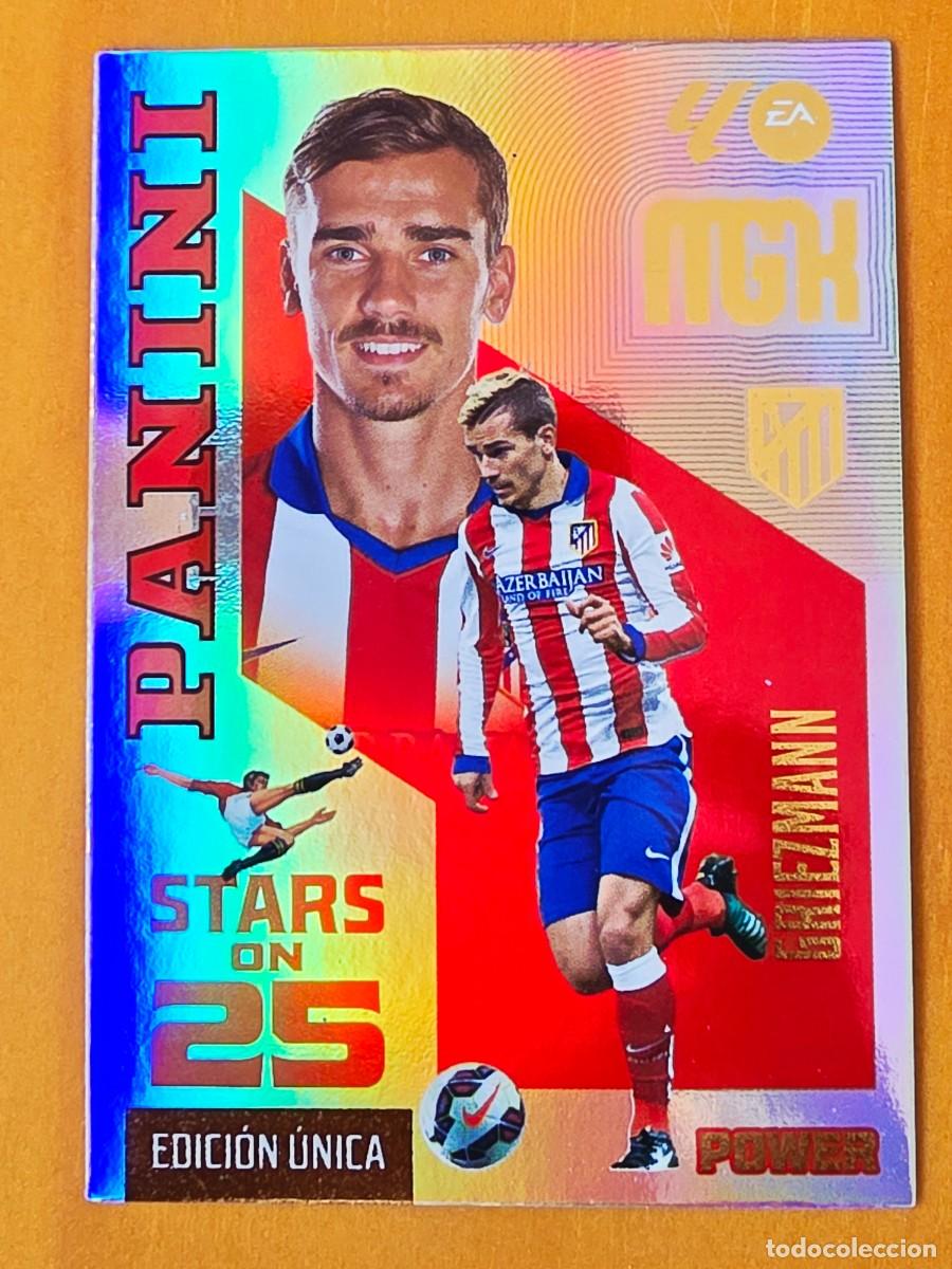 Cromos de f&uacute;tbol: 443P Griezmann, Atl&eacute;tico de Madrid, Stars on 25 Power Edici&oacute;n &Uacute;nica, Panini Megacracks MGK 2026 2027