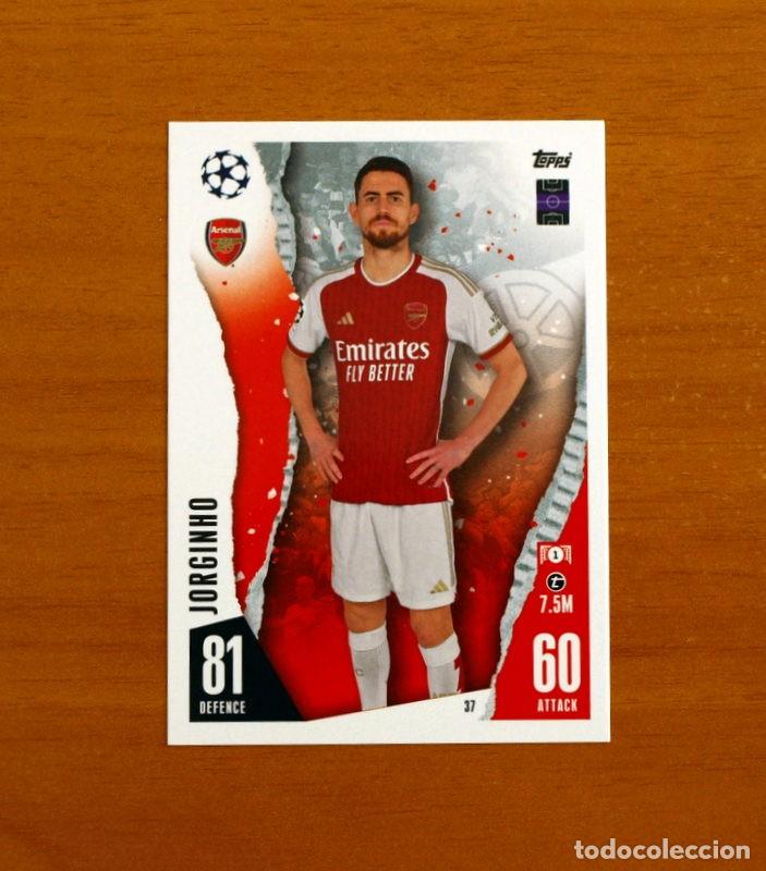 Cromos de f&uacute;tbol: Arsenal FC - N&ordm; 37 Jorginho - Topps Match Attax Trading Card Game 2023-2024-23-24