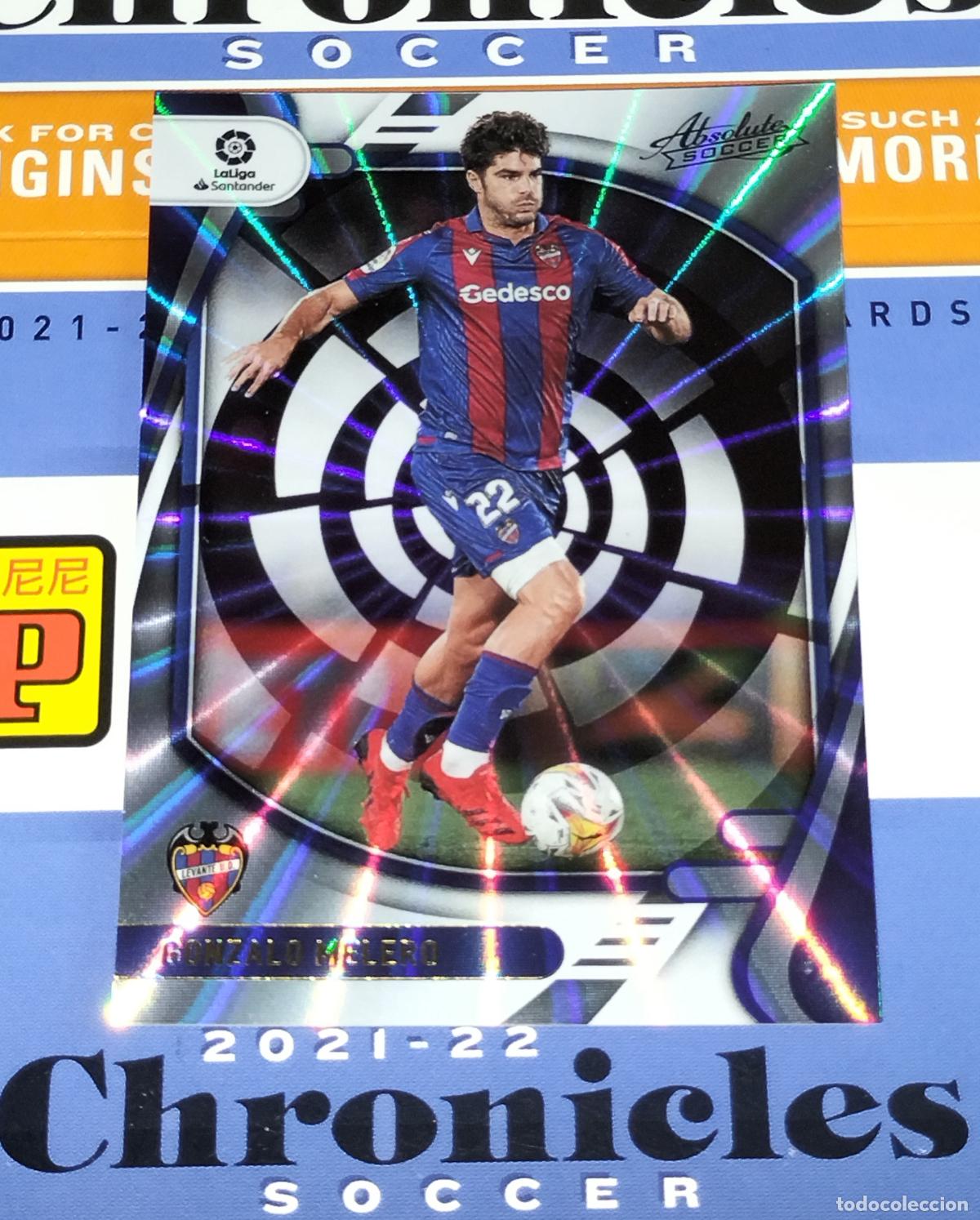 Cromos de f&uacute;tbol: N&ordm; 54 GONZALO MELERO LASER LEVANTE CARD CHRONICLES ABSOLUTE LA LIGA SOCCER 2021 2022 21 22 PANINI