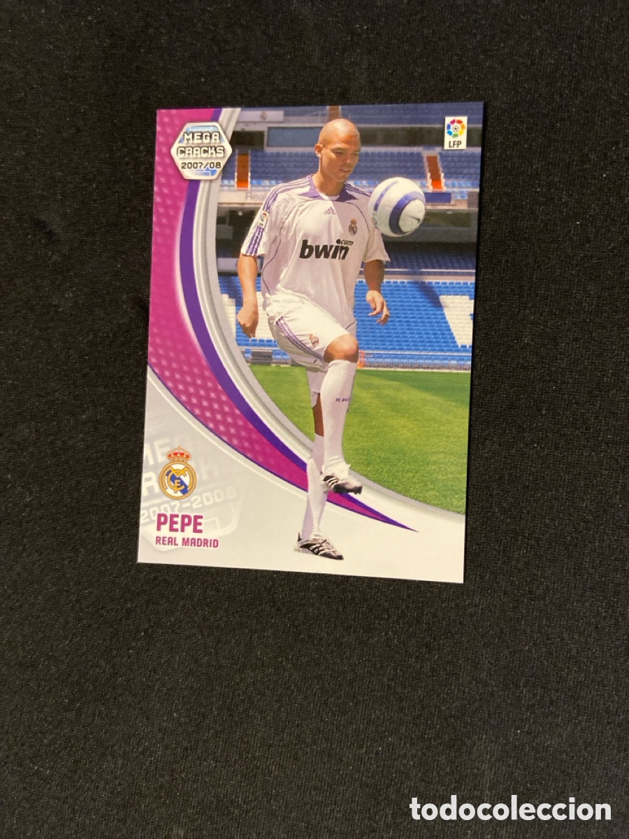 Cromos de f&uacute;tbol: PEPE 168 BIS (REAL MADRID) MEGA