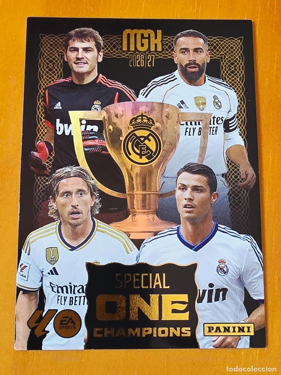 Cromos de f&uacute;tbol: Special One Champions Real Madrid, Cristiano Ronaldo Casillas, Panini Megacracks MGK 2026 2027 26 27