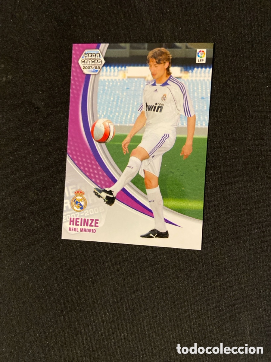 Cromos de f&uacute;tbol: HEINZE 172 BIS (REAL MADRID) MEGA