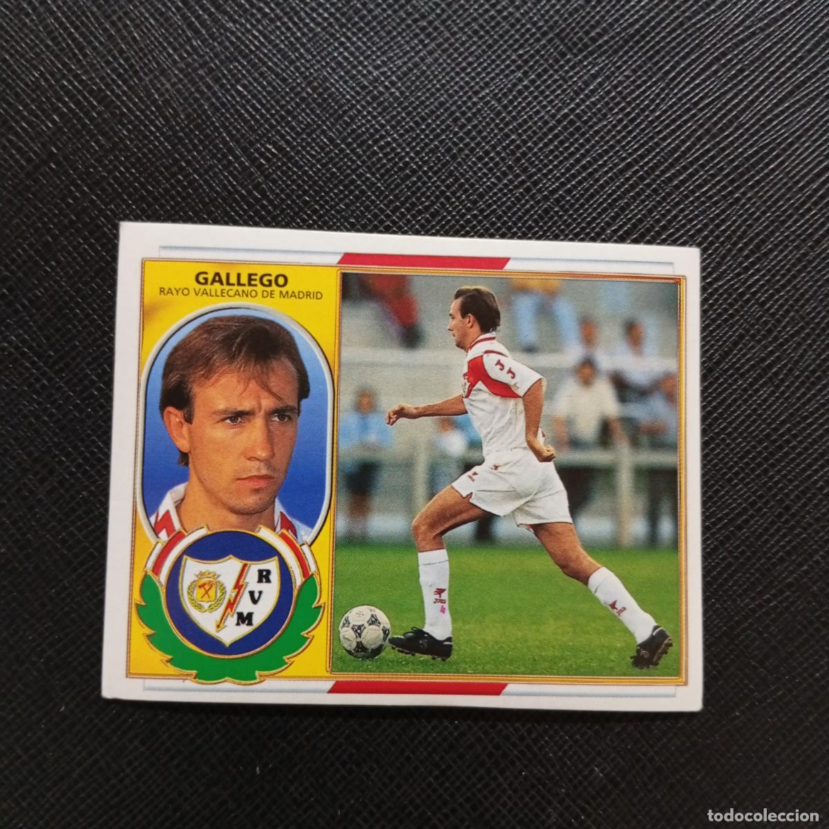 Cromos de f&uacute;tbol: GALLEGO RAYO VALLECANO ESTE 96 97 CROMO FUTBOL 1996 1997 LIGA - SIN PEGAR - A88 PG23