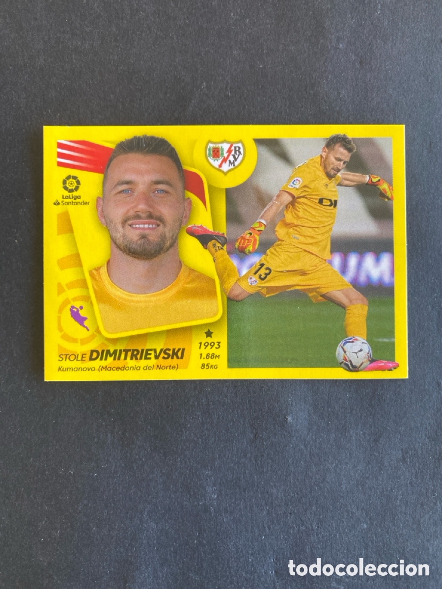 Cromos de f&uacute;tbol: Cromo liga 21/22 Rayo Vallecano N* 5