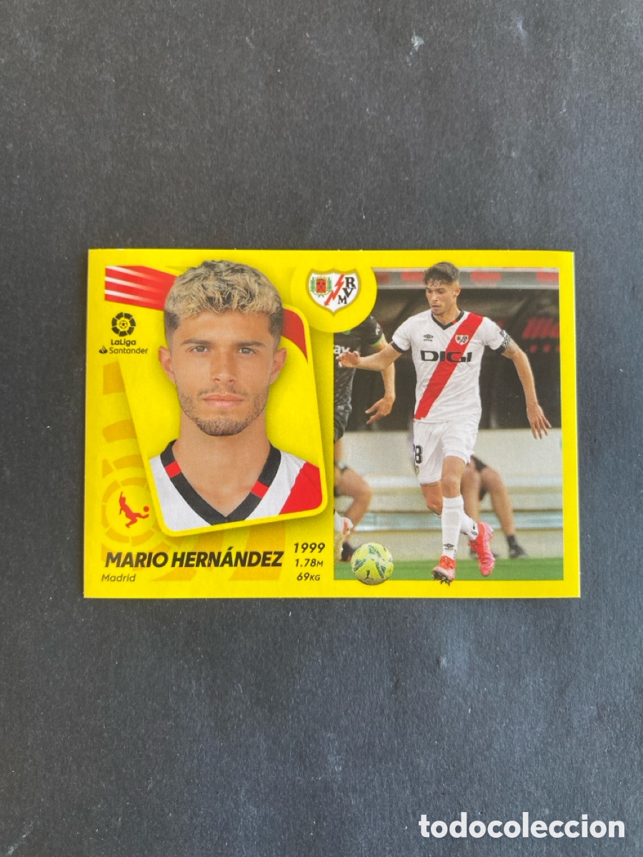 Cromos de f&uacute;tbol: Cromo liga 21/22 Rayo Vallecano N* 8A