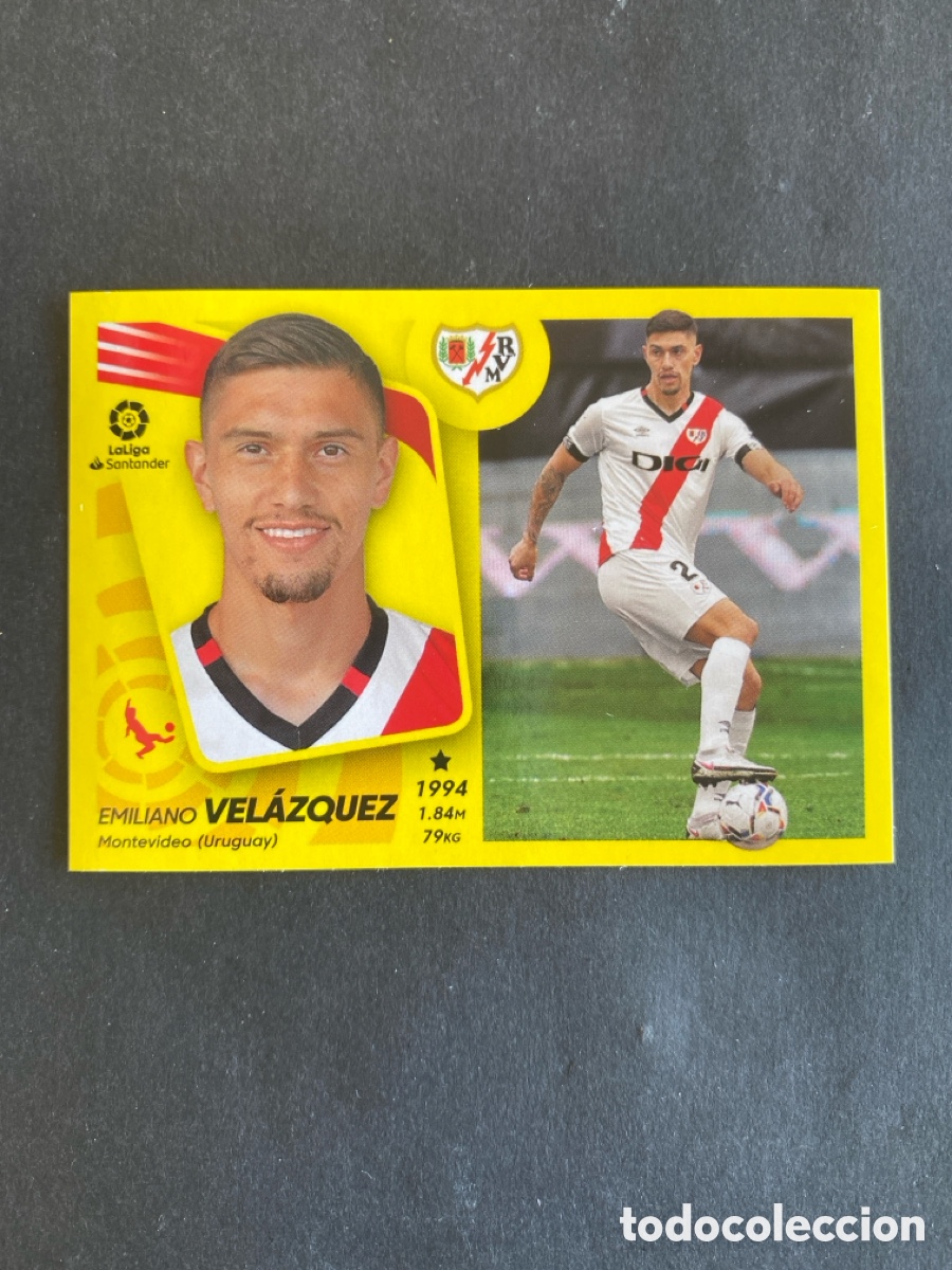 Cromos de f&uacute;tbol: Cromo liga 21/22 Rayo Vallecano N* 8B