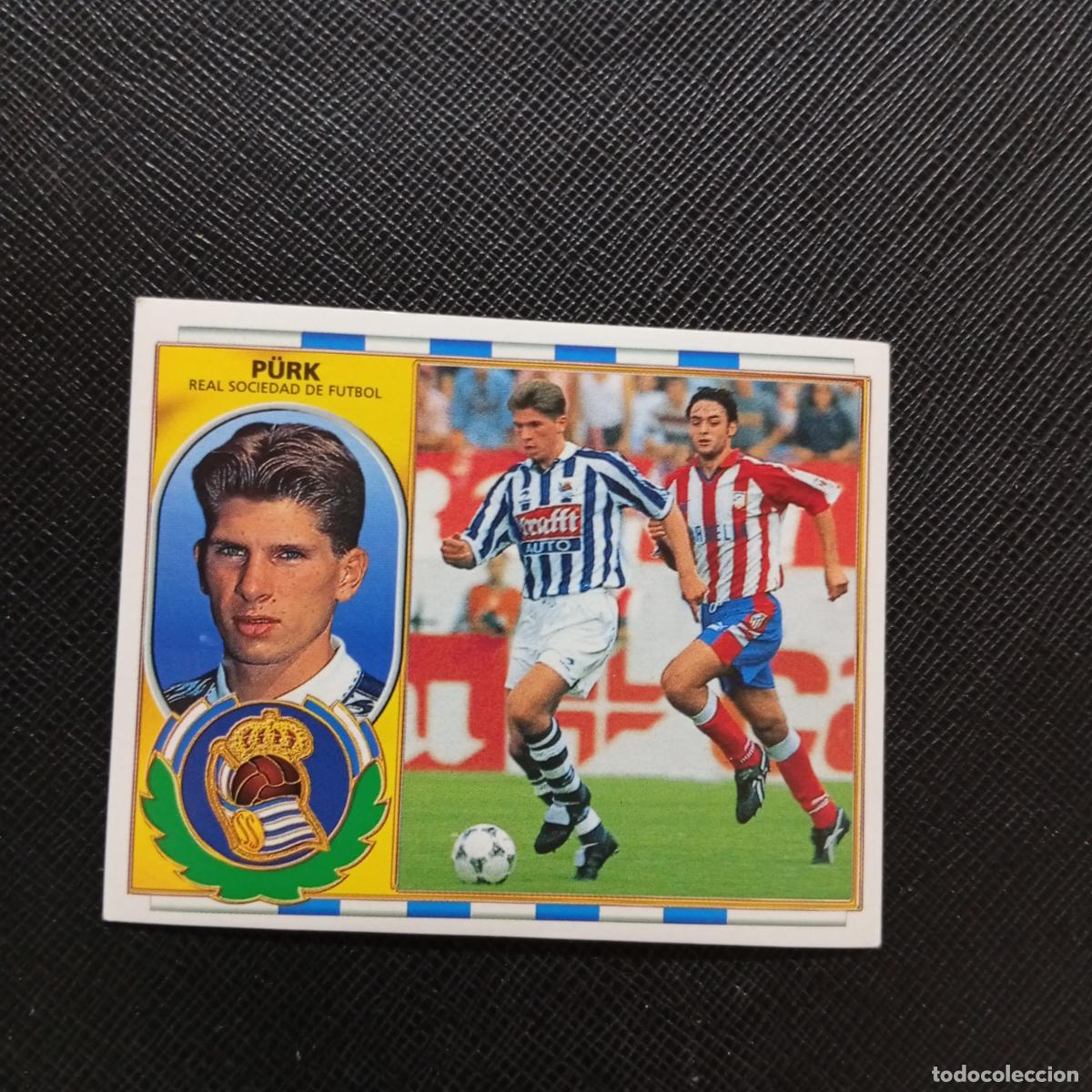 Cromos de f&uacute;tbol: PURK REAL SOCIEDAD ESTE 96 97 CROMO FUTBOL 1996 1997 LIGA - SIN PEGAR - A88 PG29 BAJA