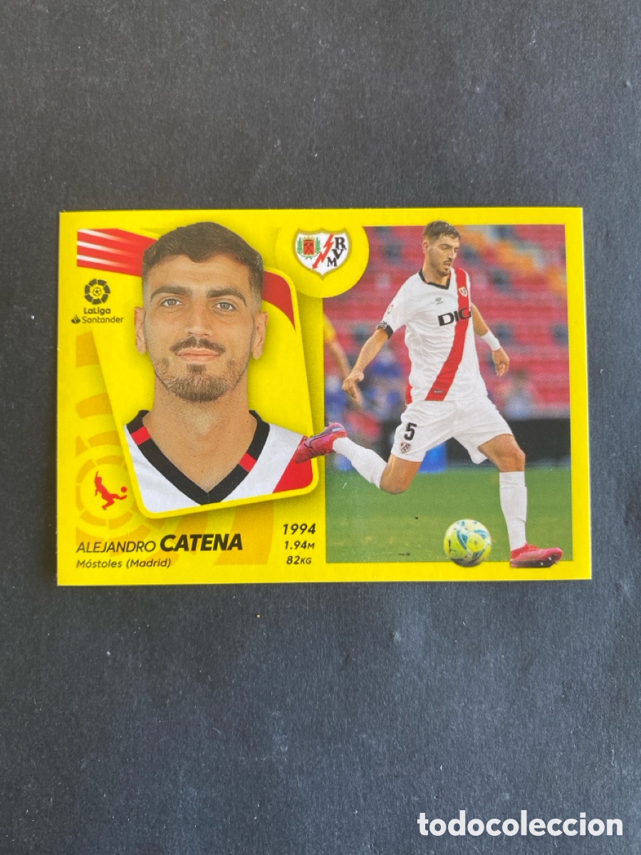 Cromos de f&uacute;tbol: Cromo liga 21/22 Rayo Vallecano N* 9
