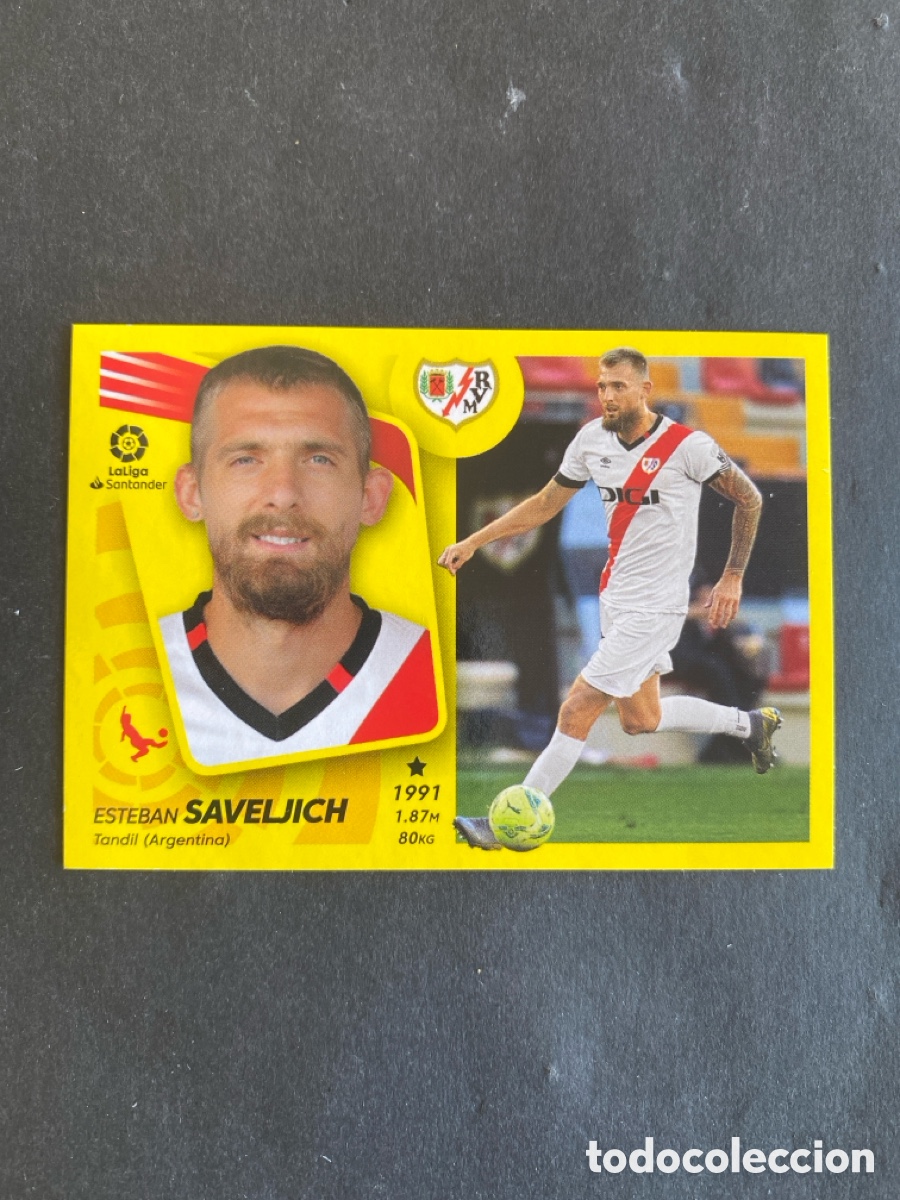 Cromos de f&uacute;tbol: Cromo liga 21/22 Rayo Vallecano N* 10
