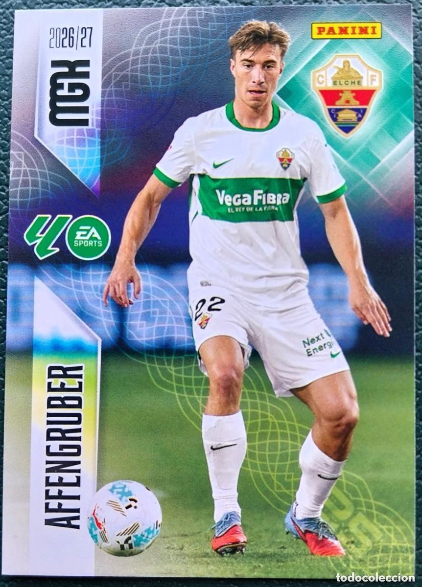 Cromos de f&uacute;tbol: 151 AFFENGRUBER ELCHE CF FICHAS ALBUM MEGACRACKS 2026 2027 MGK 26 27