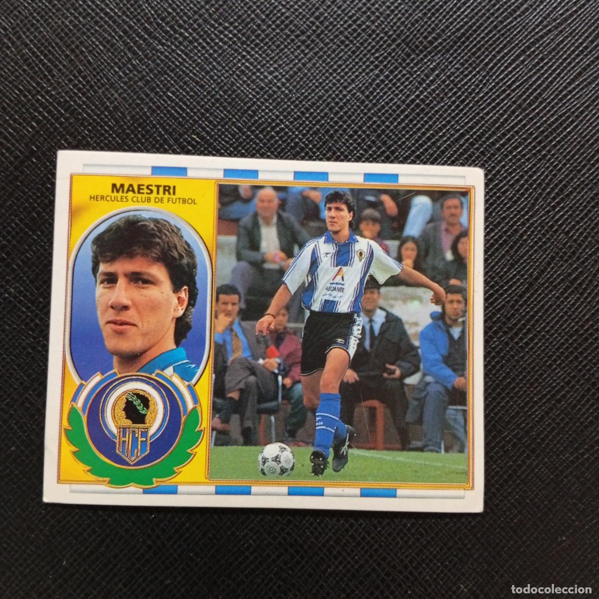 Cromos de f&uacute;tbol: MAESTRI HERCULES ESTE 96 97 CROMO FUTBOL 1996 1997 LIGA - SIN PEGAR - A88 PG29 FICHAJE 8