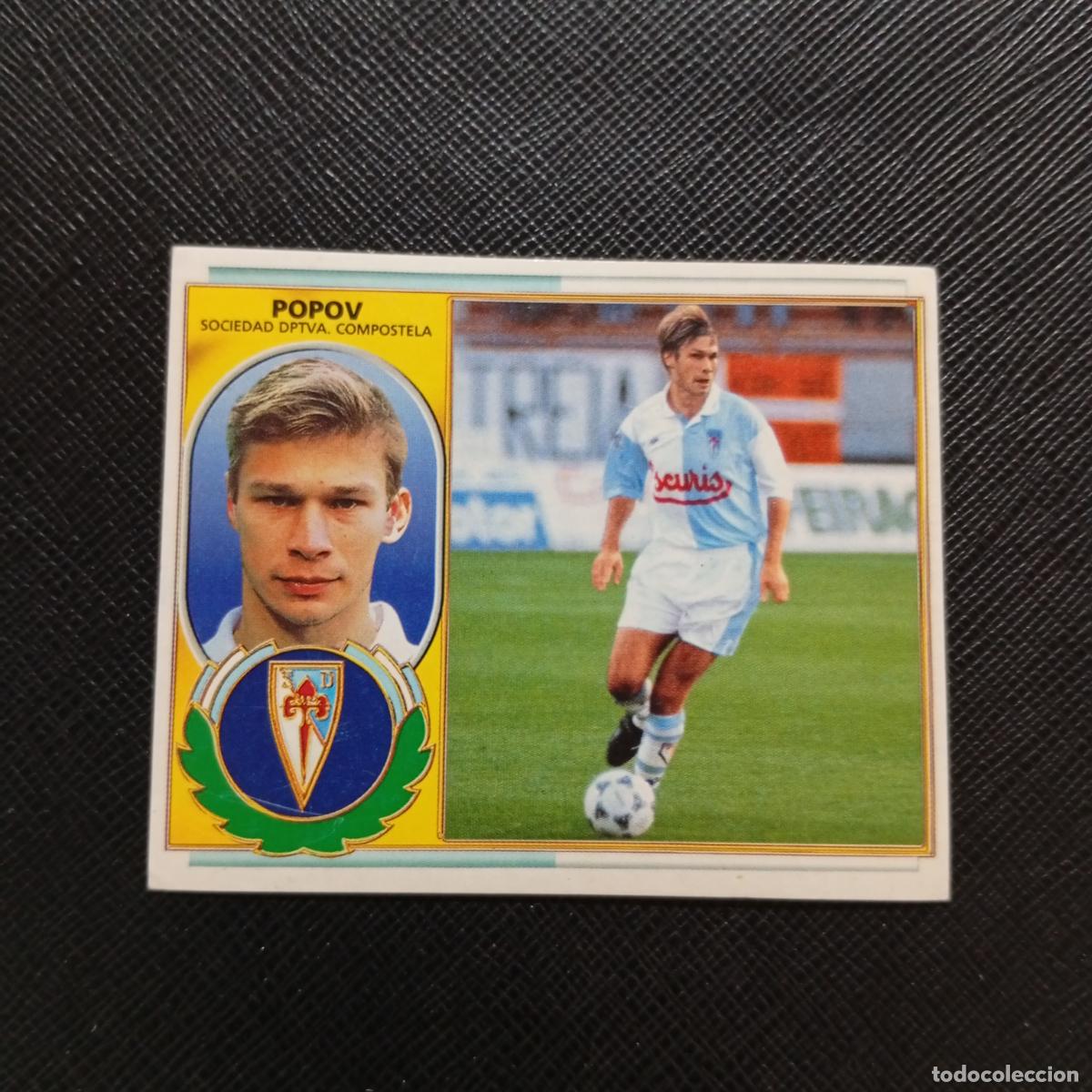Football Stickers: POPOV COMPOSTELA ESTE 96 97 CROMO FUTBOL 1996 1997 LIGA - SIN PEGAR - A88 PG29 FICHAJE 1