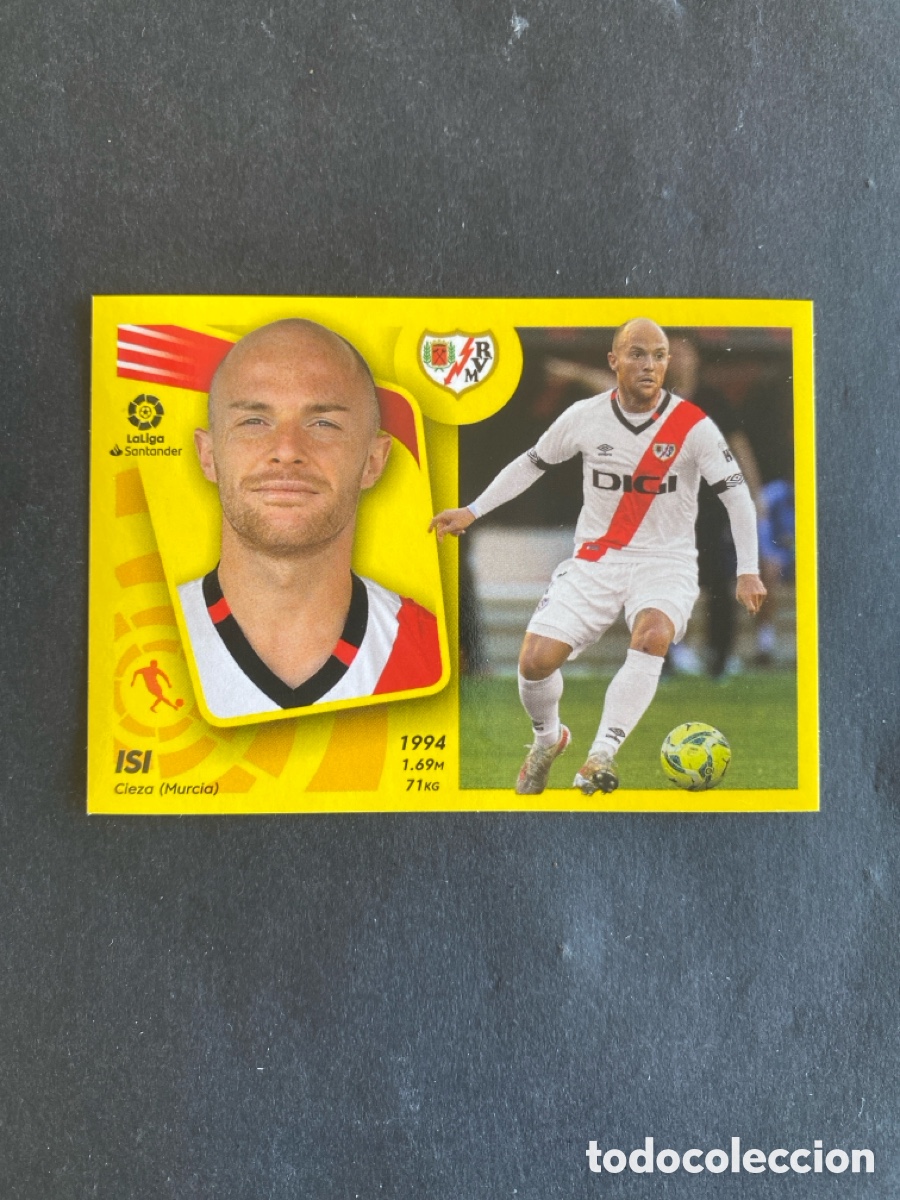 Cromos de f&uacute;tbol: Cromo liga 21/22 Rayo Vallecano N* 16