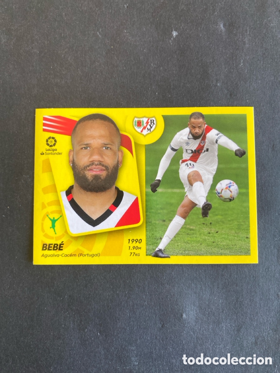 Cromos de f&uacute;tbol: Cromo liga 21/22 Rayo Vallecano N* 17