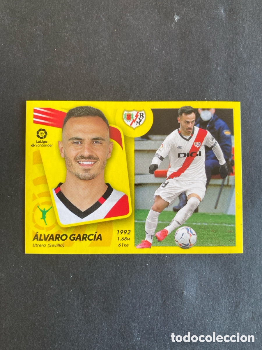 Cromos de f&uacute;tbol: Cromo liga 21/22 Rayo Vallecano N* 18