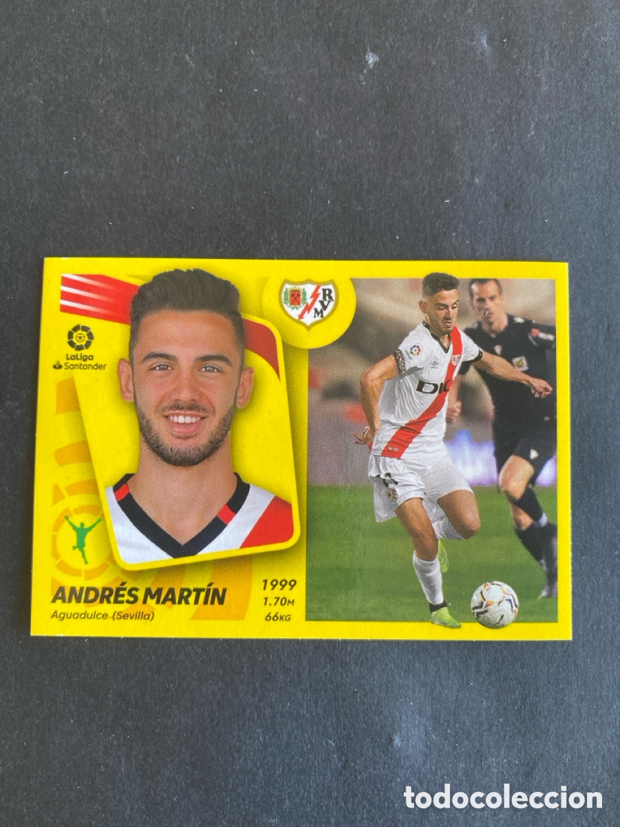 Cromos de f&uacute;tbol: Cromo liga 21/22 Rayo Vallecano N* 20