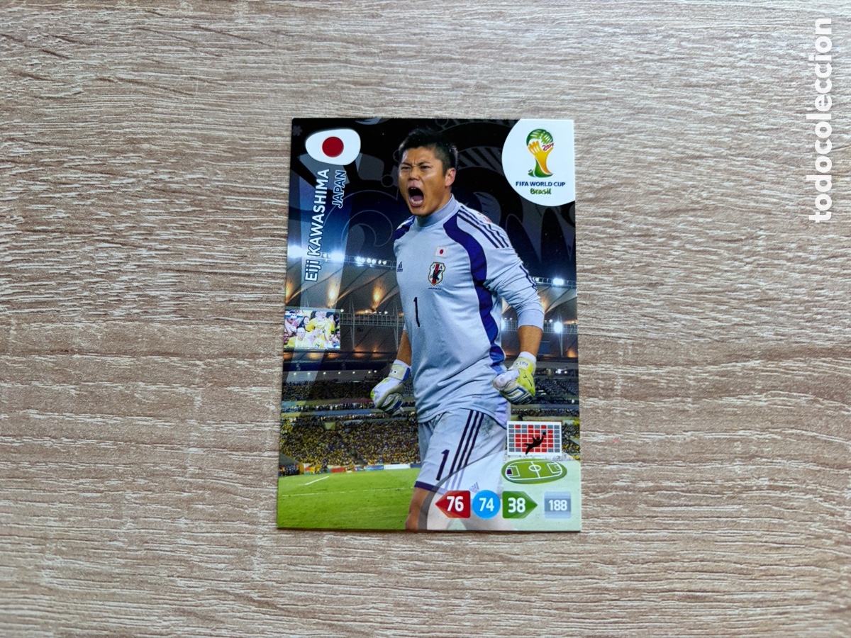 Football Stickers: EIJI KAWASHIMA PANINI ADRENALYN XL FIFA WORLD CUP BRASIL 2014 JAPAN JAP&Oacute;N