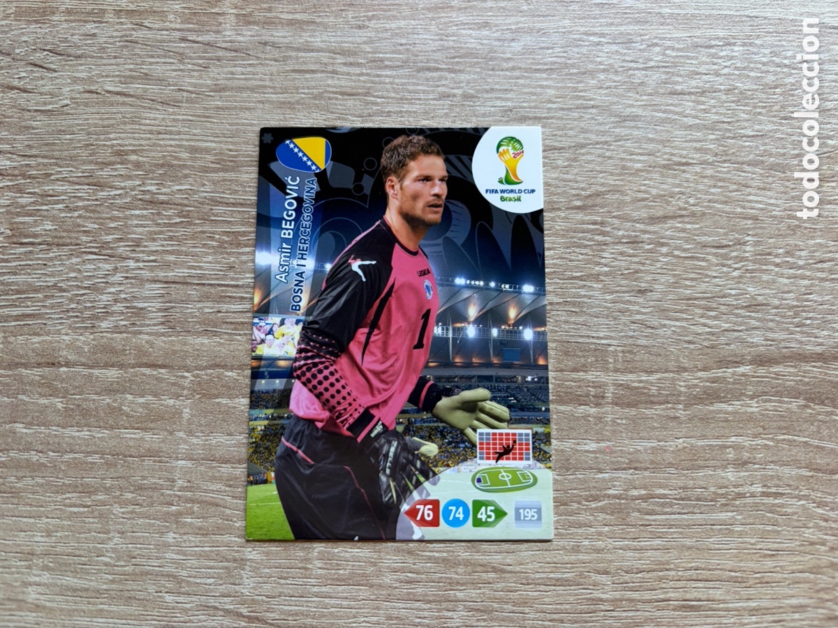 Football Stickers: ASMIR BEGOVIĆ PANINI ADRENALYN XL FIFA WORLD CUP BRASIL 2014 BOSNA I HERCEGOVINA