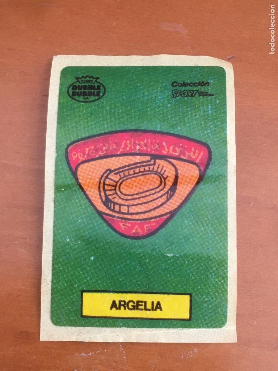 Football Stickers: argelia chicle dubble bubble sport mundial mexico 86 cromo original nunca pegado