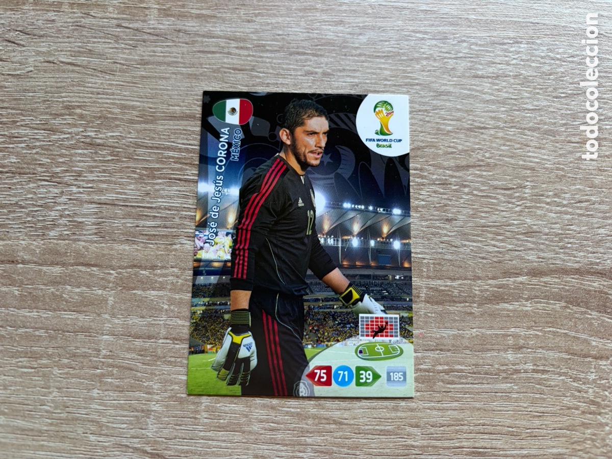 Football Stickers: JOS&Eacute; DE JES&Uacute;S CORONA PANINI ADRENALYN XL FIFA WORLD CUP BRASIL 2014 M&Eacute;XICO