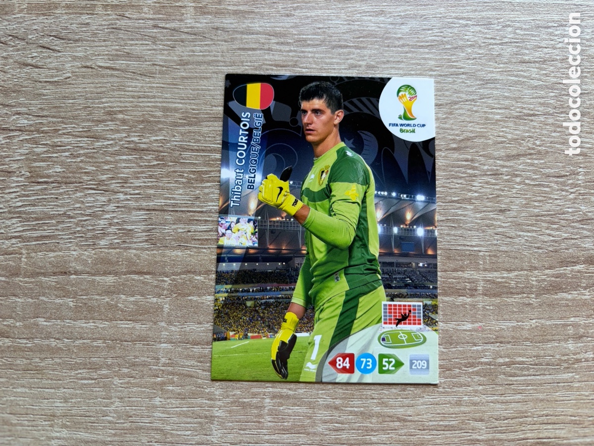 Figurine di Calcio: THIBAUT COURTOIS PANINI ADRENALYN XL FIFA WORLD CUP BRASIL 2014 B&Eacute;LGICA