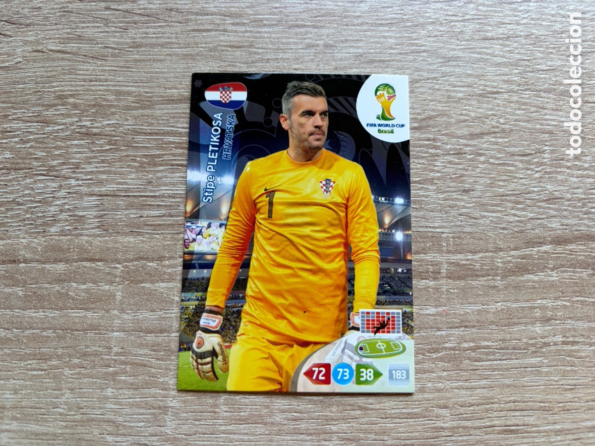 Cromos de f&uacute;tbol: STIPE PLETIKOSA PANINI ADRENALYN XL FIFA WORLD CUP BRASIL 2014 CROACIA