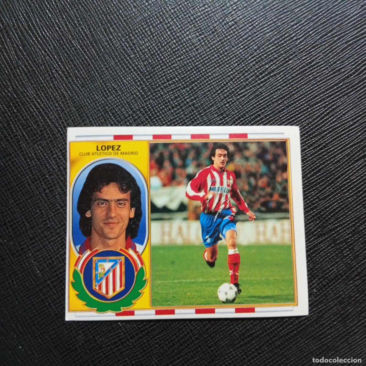 Cromos de f&uacute;tbol: LOPEZ AT MADRID ESTE 96 97 CROMO FUTBOL 1996 1997 LIGA - SIN PEGAR - A88 PG48