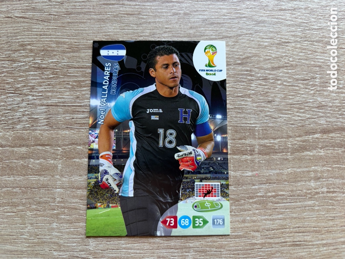 Cromos de f&uacute;tbol: NOEL VALLADARES PANINI ADRENALYN XL FIFA WORLD CUP BRASIL 2014 HONDURAS