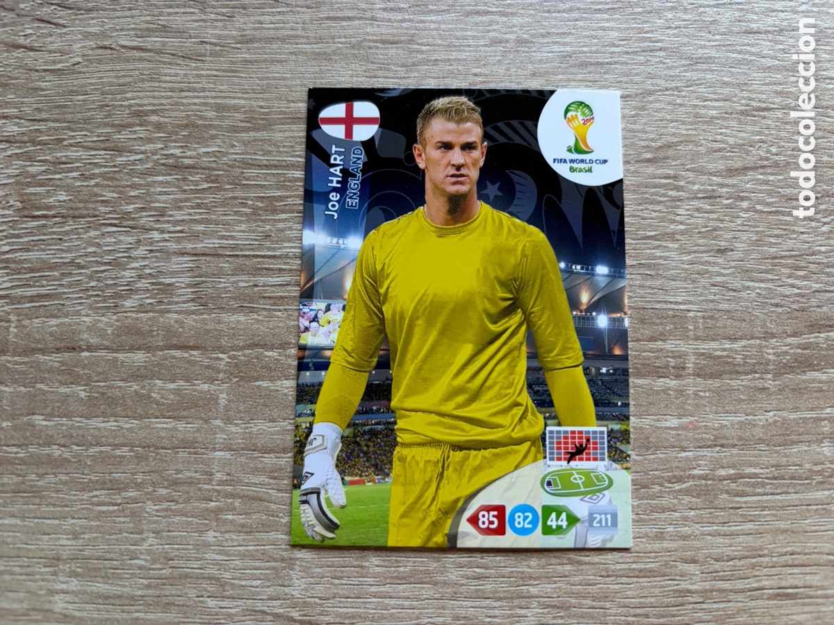 Cromos de f&uacute;tbol: JOE HART PANINI ADRENALYN XL FIFA WORLD CUP BRASIL 2014 ENGLAND