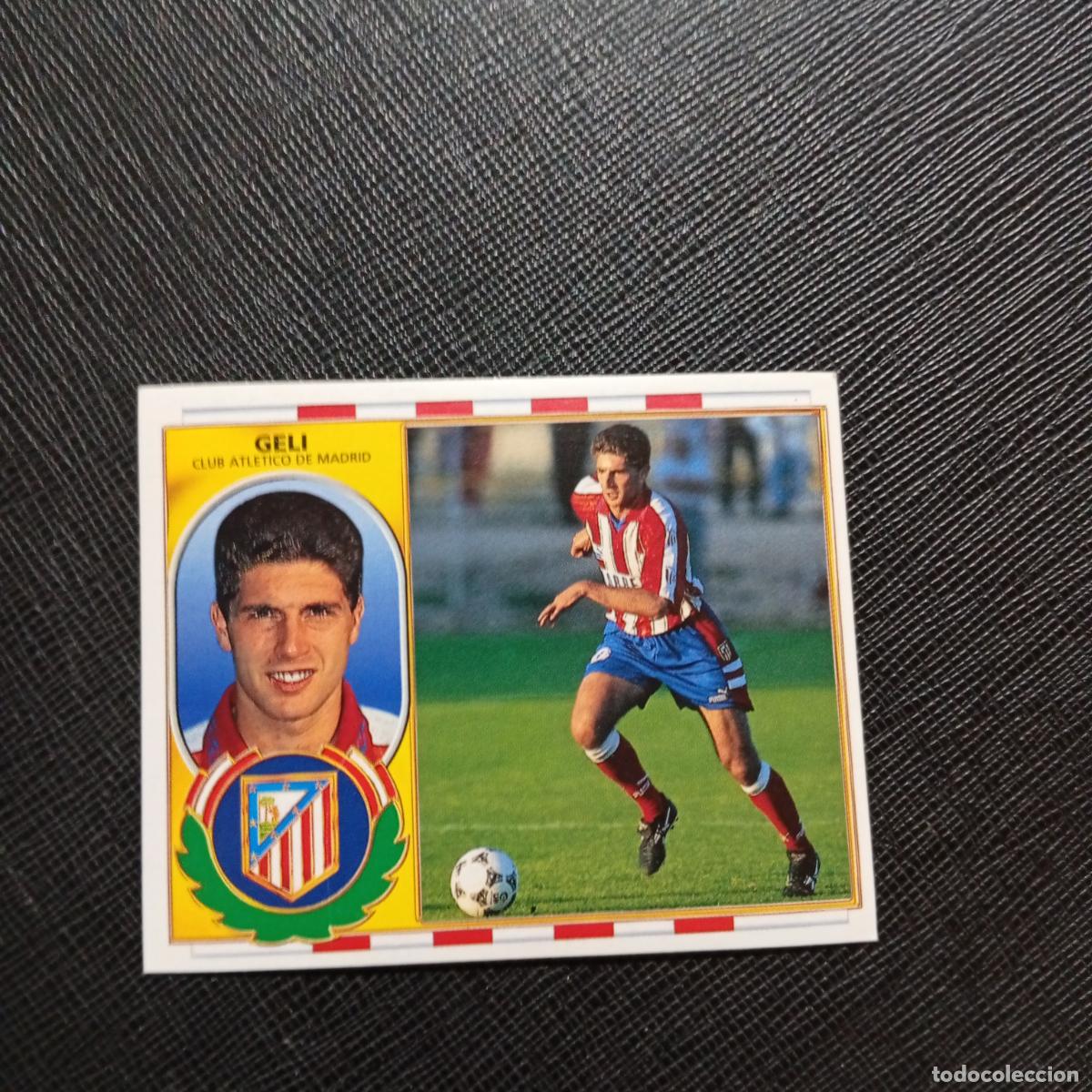 Cromos de f&uacute;tbol: GELI AT MADRID ESTE 96 97 CROMO FUTBOL 1996 1997 LIGA - SIN PEGAR - A88 PG51