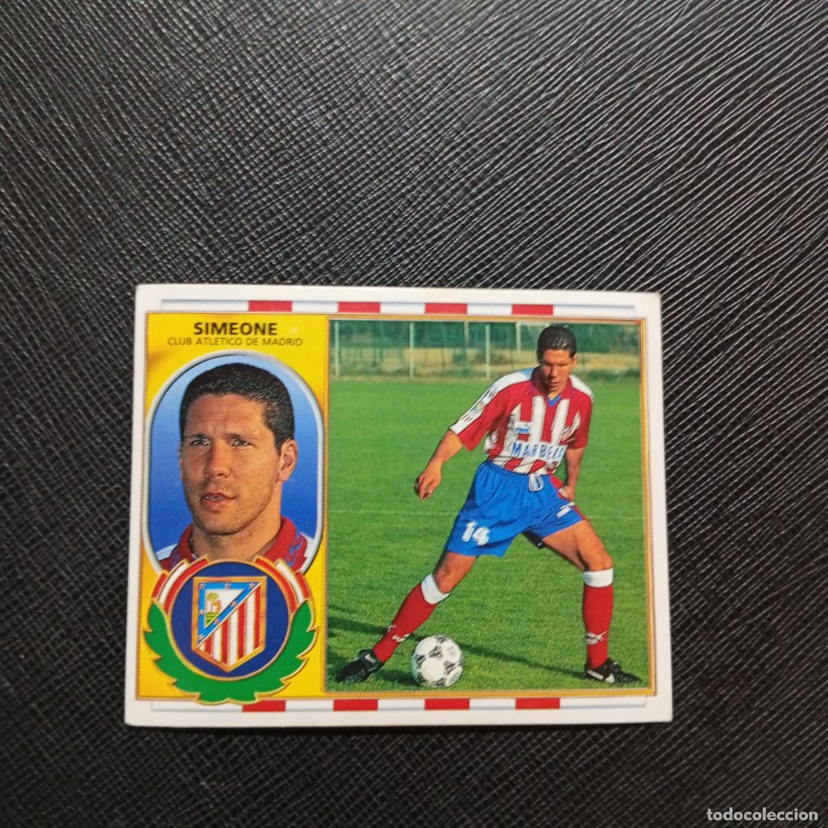 Cromos de f&uacute;tbol: SIMEONE AT MADRID ESTE 96 97 CROMO FUTBOL 1996 1997 LIGA - SIN PEGAR - A88 PG55