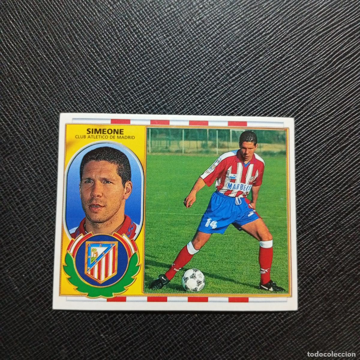 Cromos de f&uacute;tbol: SIMEONE AT MADRID ESTE 96 97 CROMO FUTBOL 1996 1997 LIGA - SIN PEGAR - A88 PG55 B