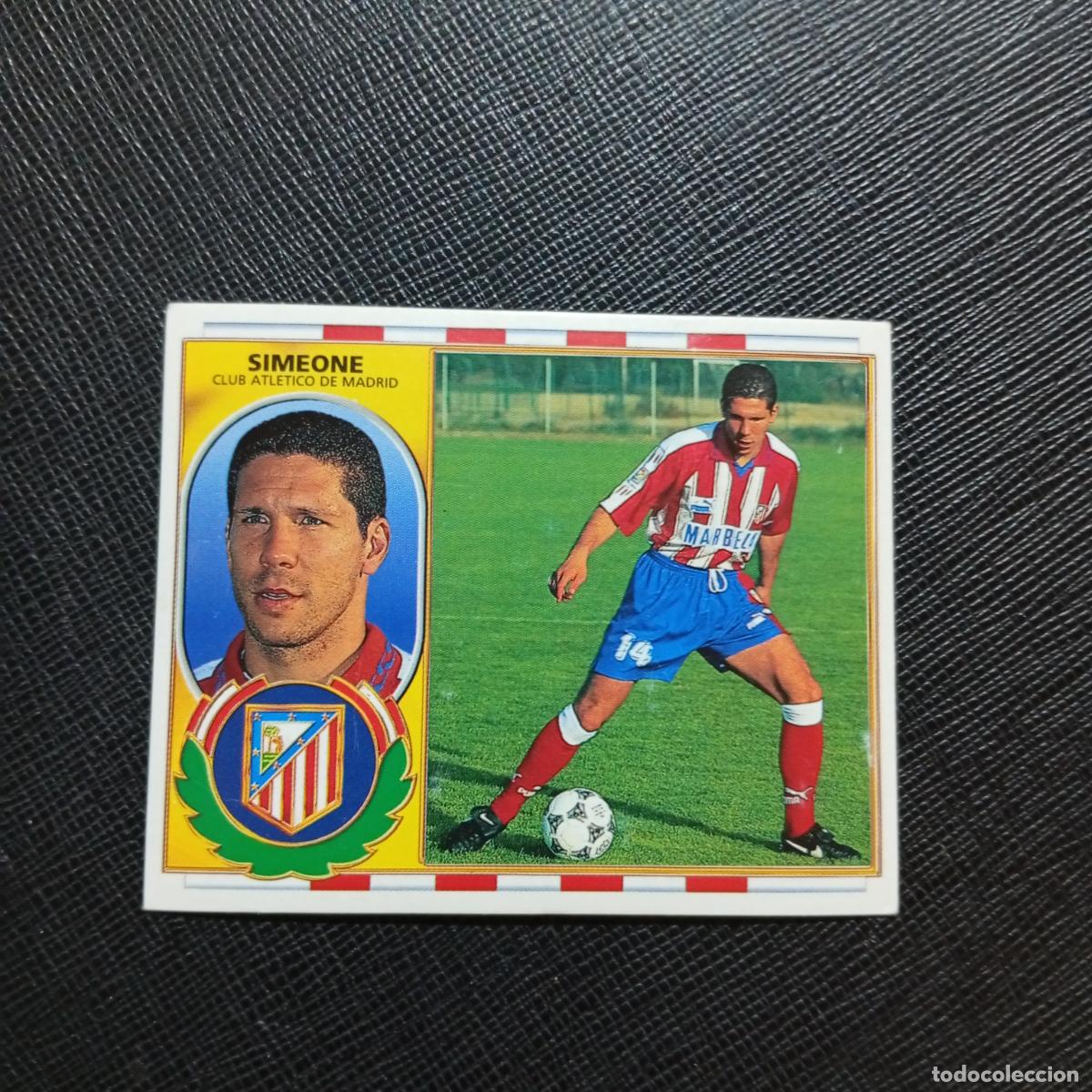 Cromos de f&uacute;tbol: SIMEONE AT MADRID ESTE 96 97 CROMO FUTBOL 1996 1997 LIGA - SIN PEGAR - A88 PG56 B