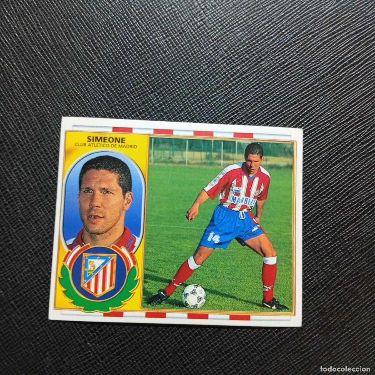 Cromos de f&uacute;tbol: SIMEONE AT MADRID ESTE 96 97 CROMO FUTBOL 1996 1997 LIGA - SIN PEGAR - A88 PG58