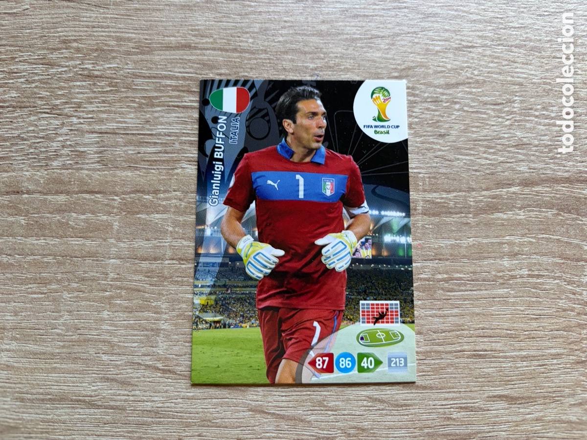 Cromos de f&uacute;tbol: GIANLUIGI BUFFON PANINI ADRENALYN XL FIFA WORLD CUP BRASIL 2014 ITALIA