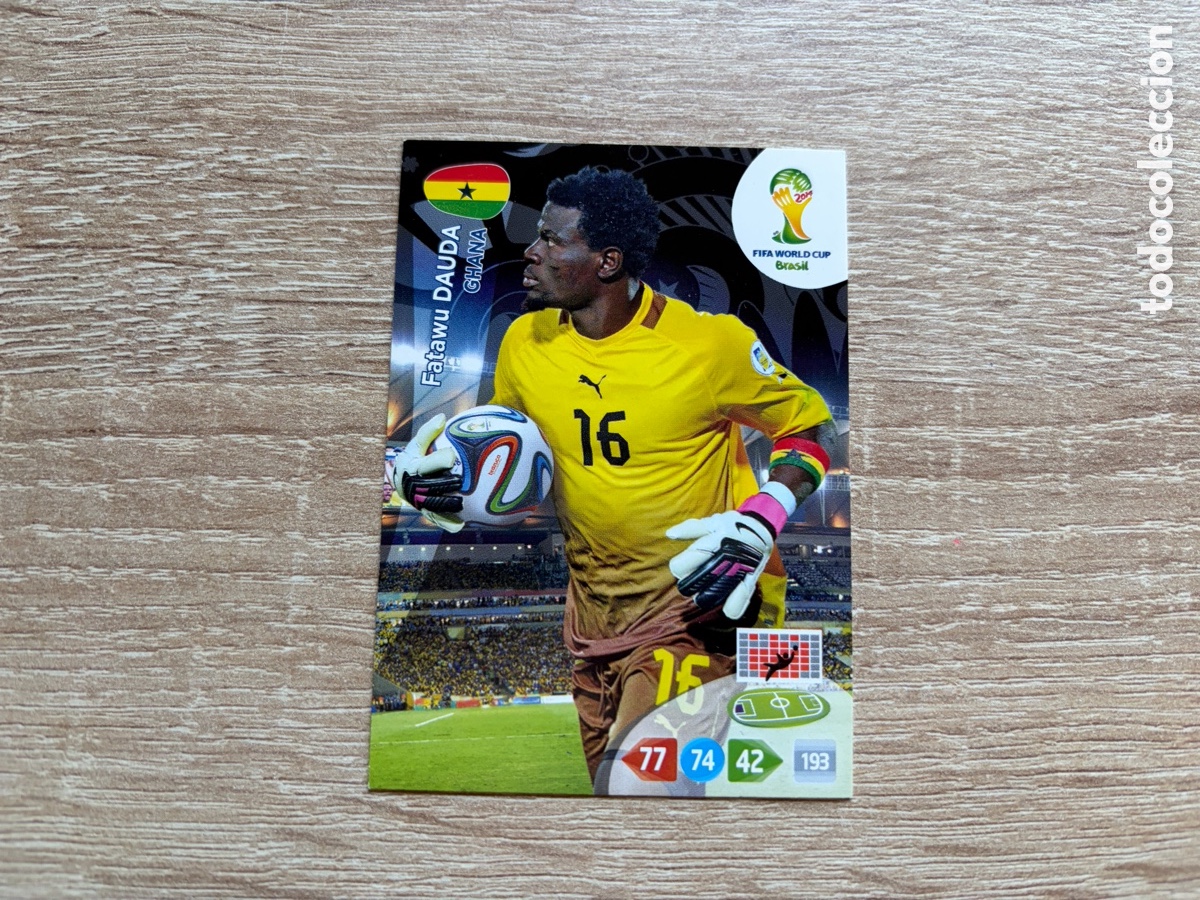 Cromos de f&uacute;tbol: FATAWU DAUDA PANINI ADRENALYN XL FIFA WORLD CUP BRASIL 2014 GHANA