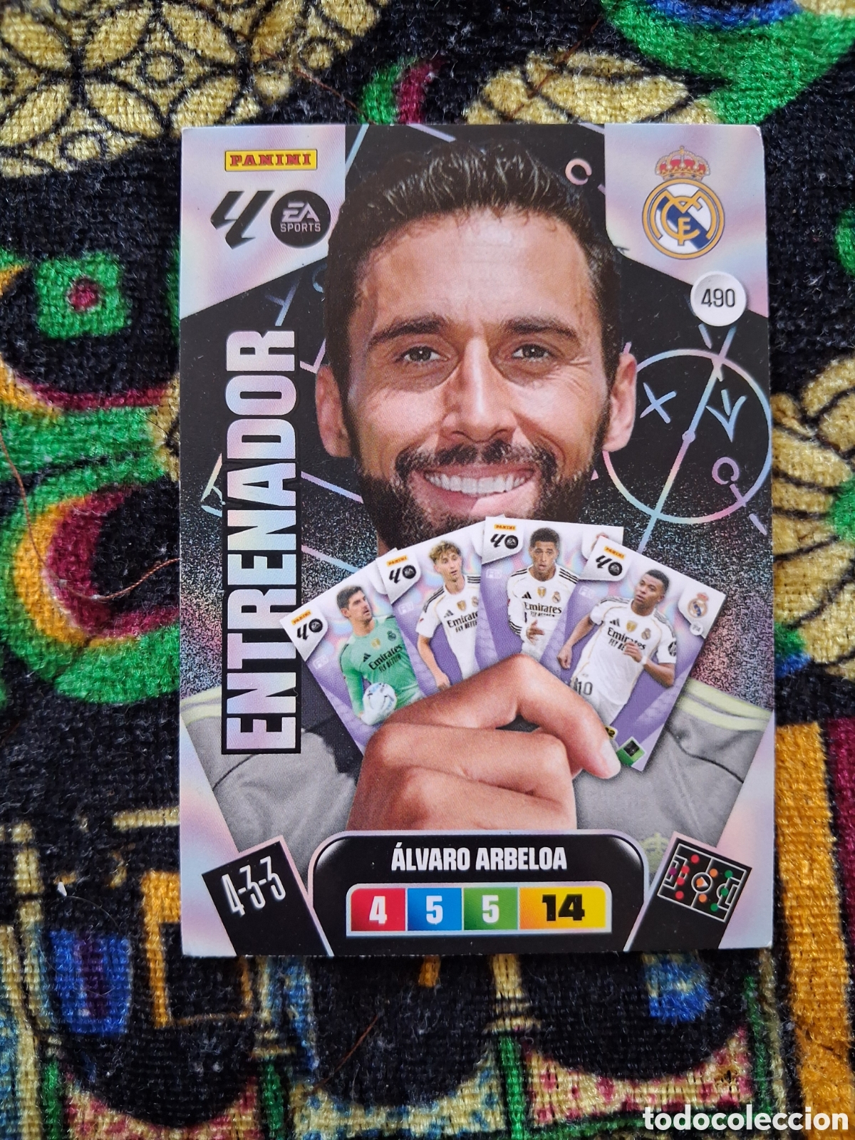 Cromos de f&uacute;tbol: 490 &Aacute;LVARO ARBELOA REAL MADRID ENTRENADOR ADRENALYN 2025 2026 25 26 PEDIDO M&Iacute;NIMO 2&euro;
